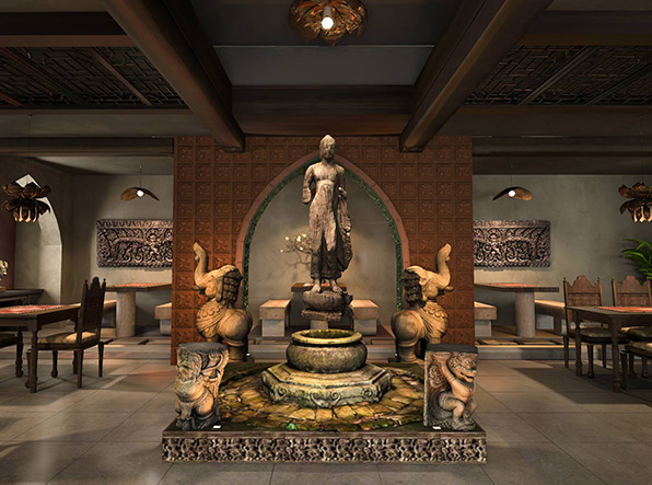 Interactive archviz museum realtime for 3ds Max in VR