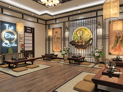 Webgl Real-time Archviz walkthrough - Tea ceremony house - Viz4D